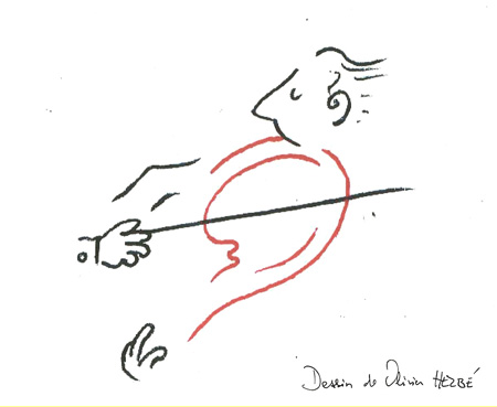 école de l'auditeur se ressourcer : dessin olivier Helbé